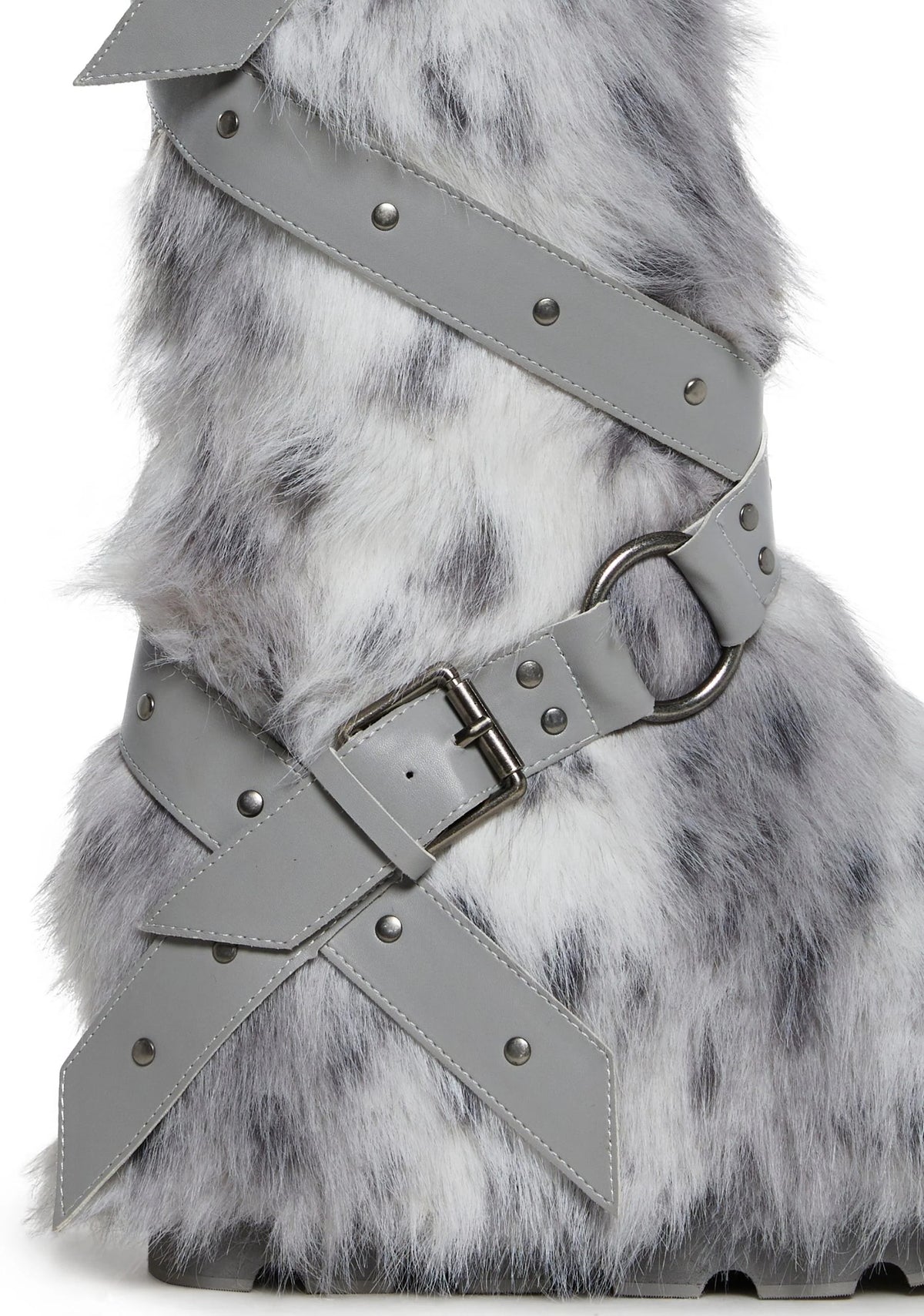 Wild Instincts Faux Fur Boots – White