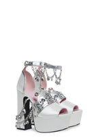 Royal Charm Peep Toe Heels
