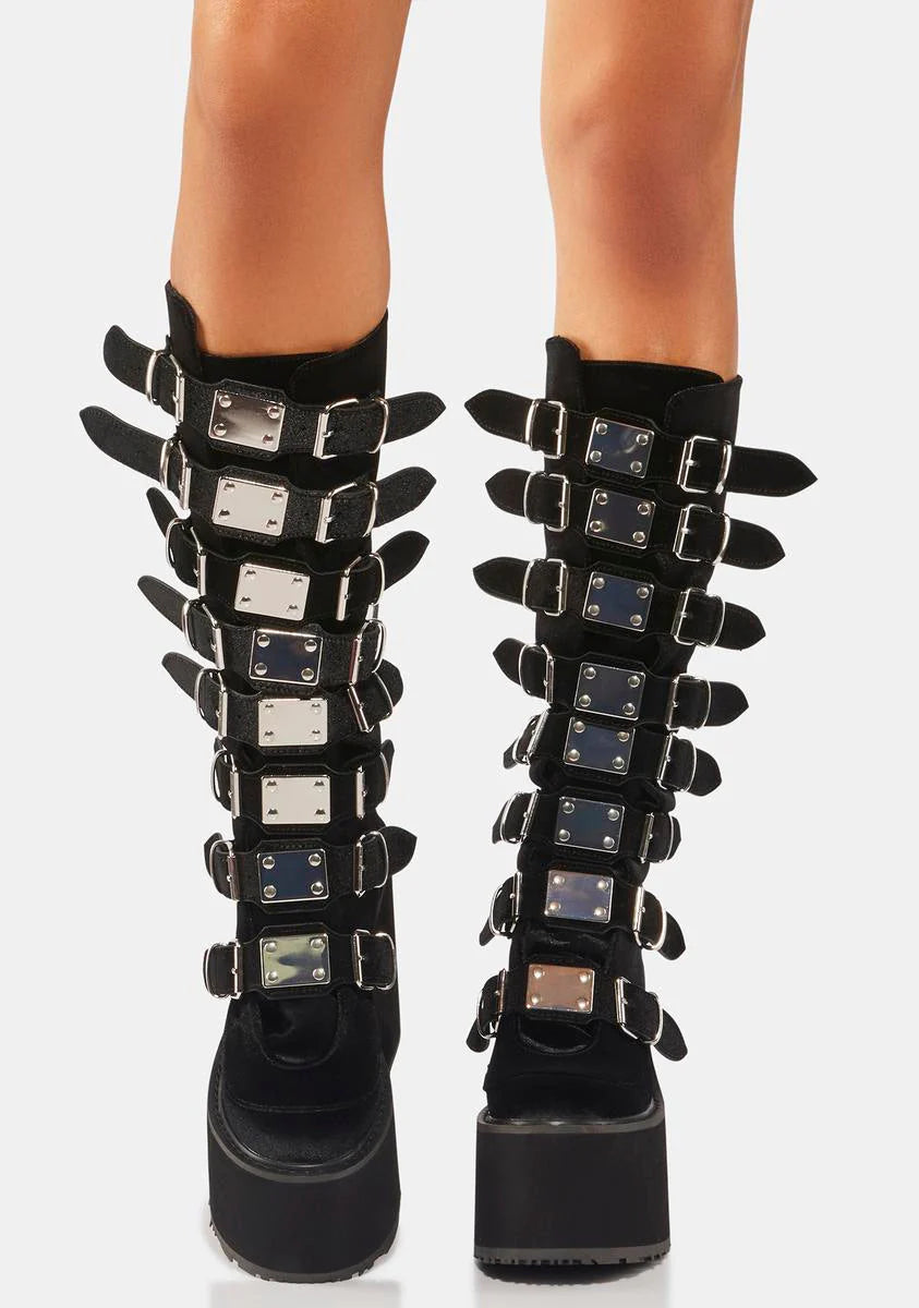 Swing-815 Platform Knee High Boots