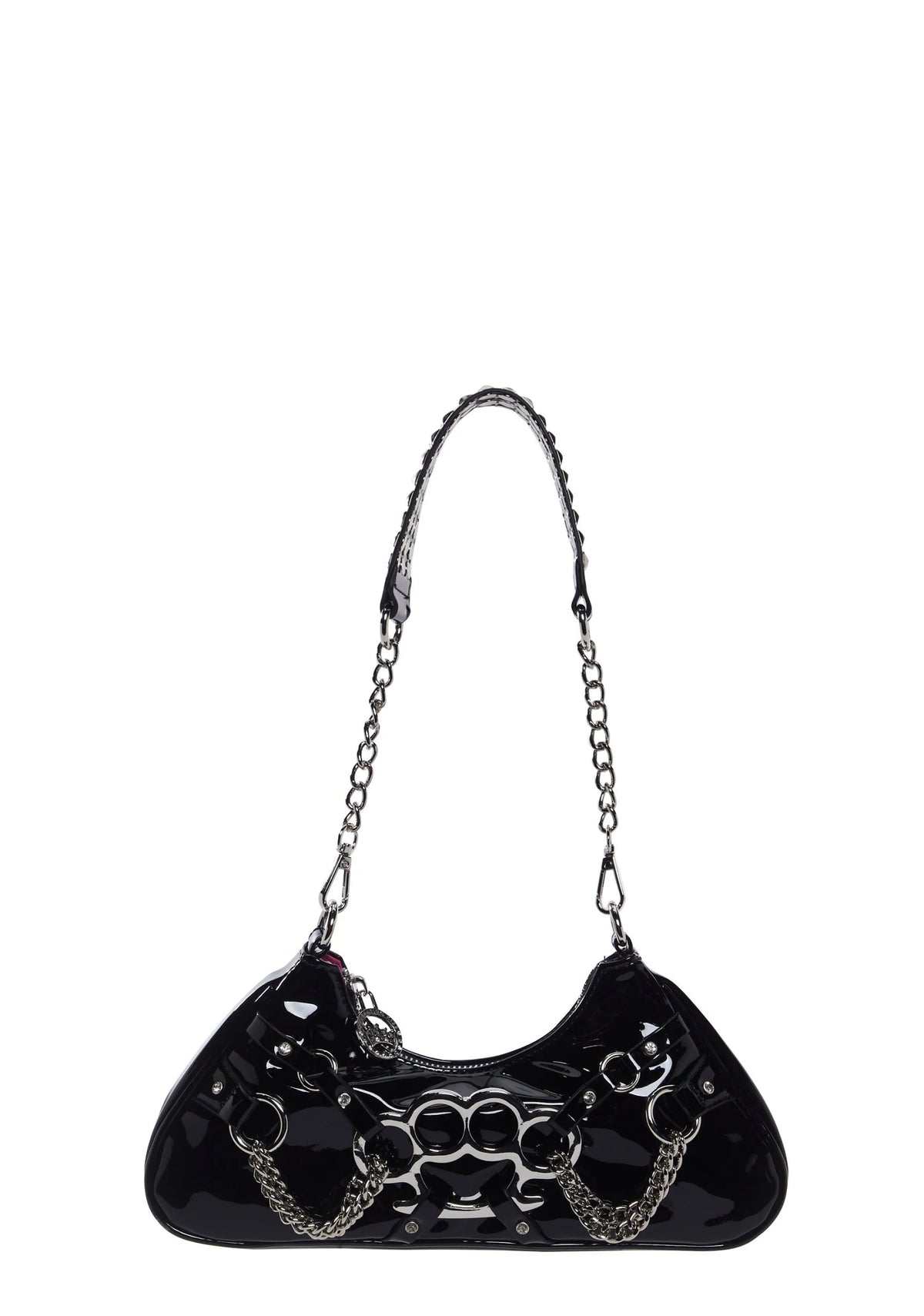 Ciska Brass Knuckle Shoulder Bag