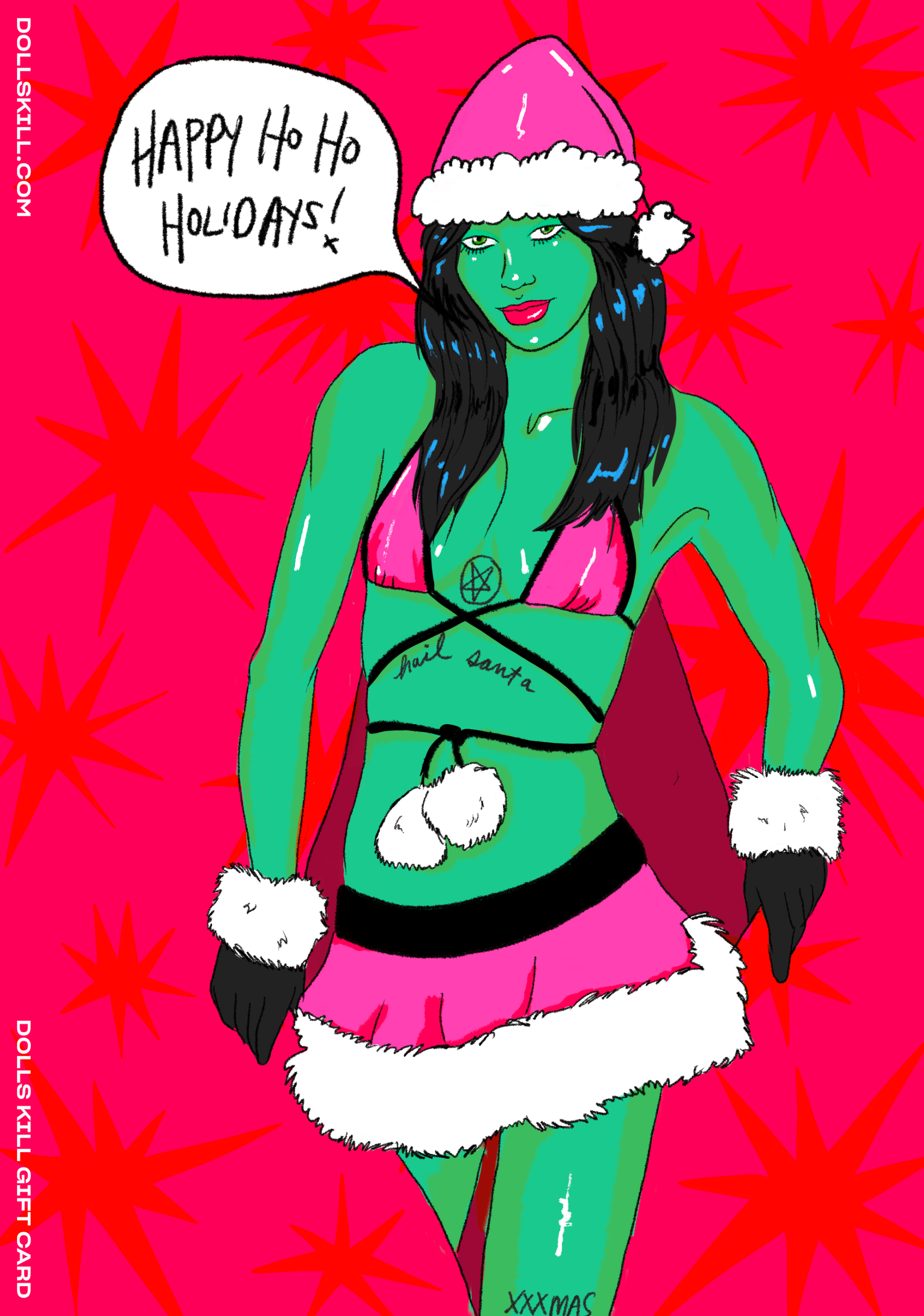 Hail Santa Gift Card