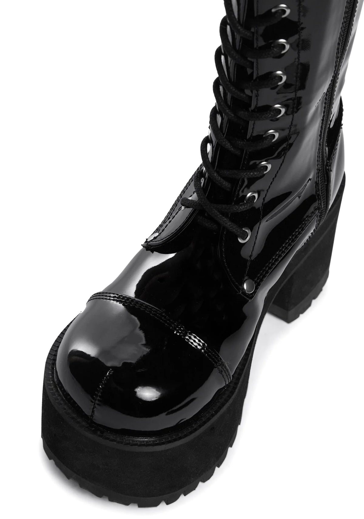Patent Ranger-302 Knee High Boots