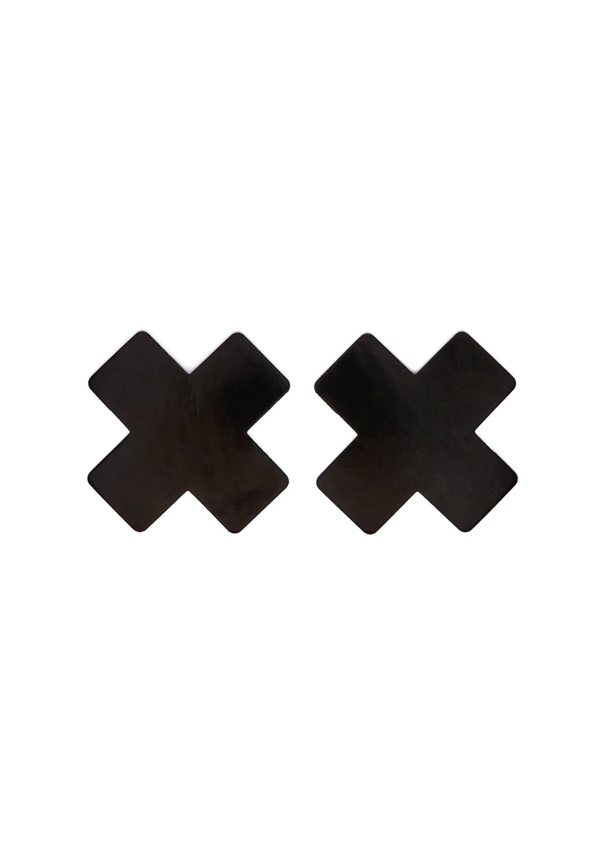 Dom Squad Black Wet Vinyl X Shape Pasties