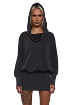 Ego Cowl Banded Mini Dress