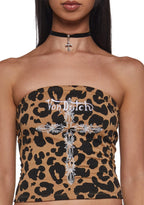Leopard Tube Top