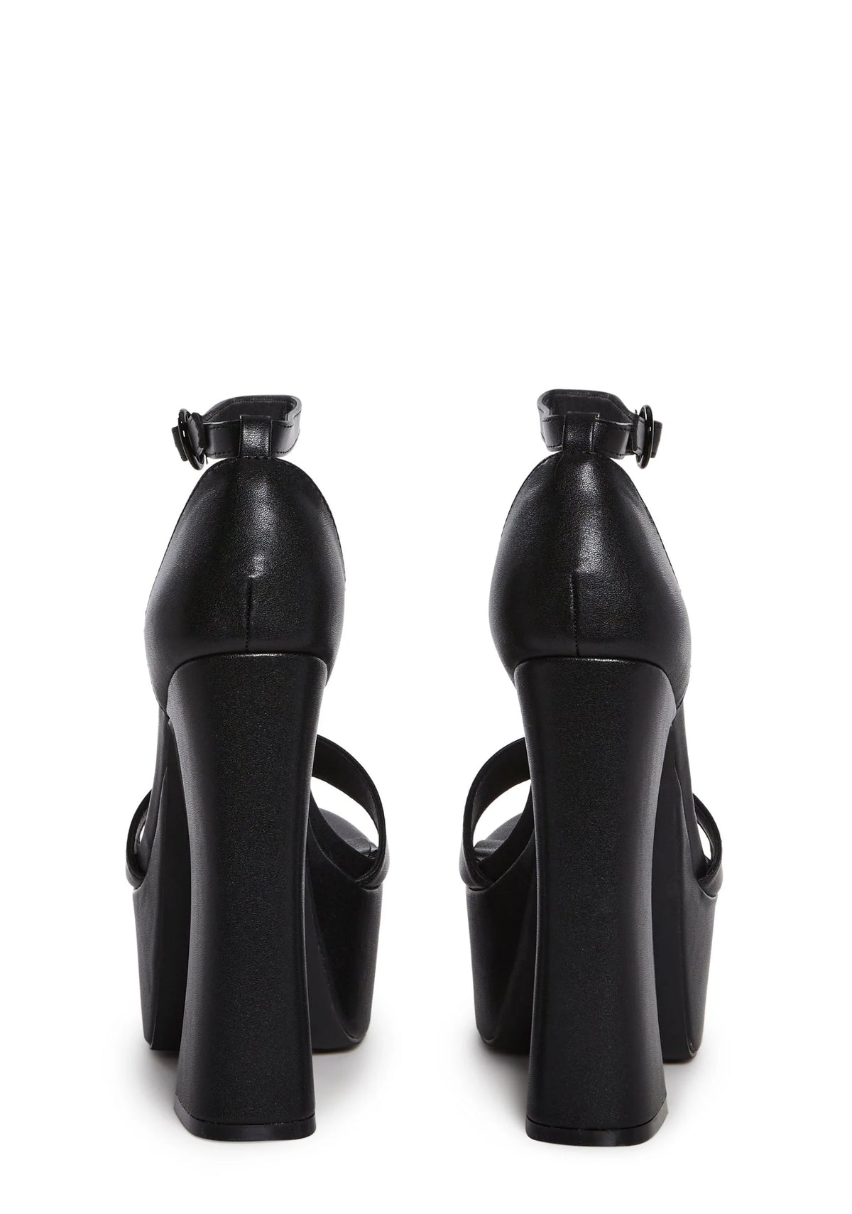 Holy Revelation Pure Platform Heels – Black