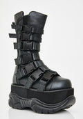 Neptune-210 Unisex Platform Mid-Calf Boots