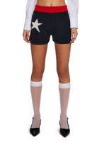 Liquorice Knit Shorts