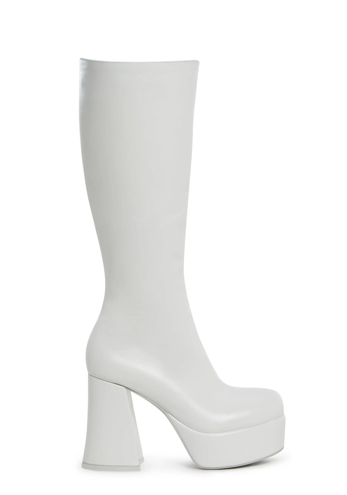 Flirty Flair Go Go Boots – White