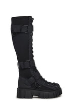 Low Traitor Knee High Boots – Black