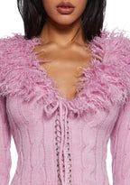 Covet Cable Knit Cardigan