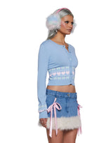 Passion For You Intarsia Sweater