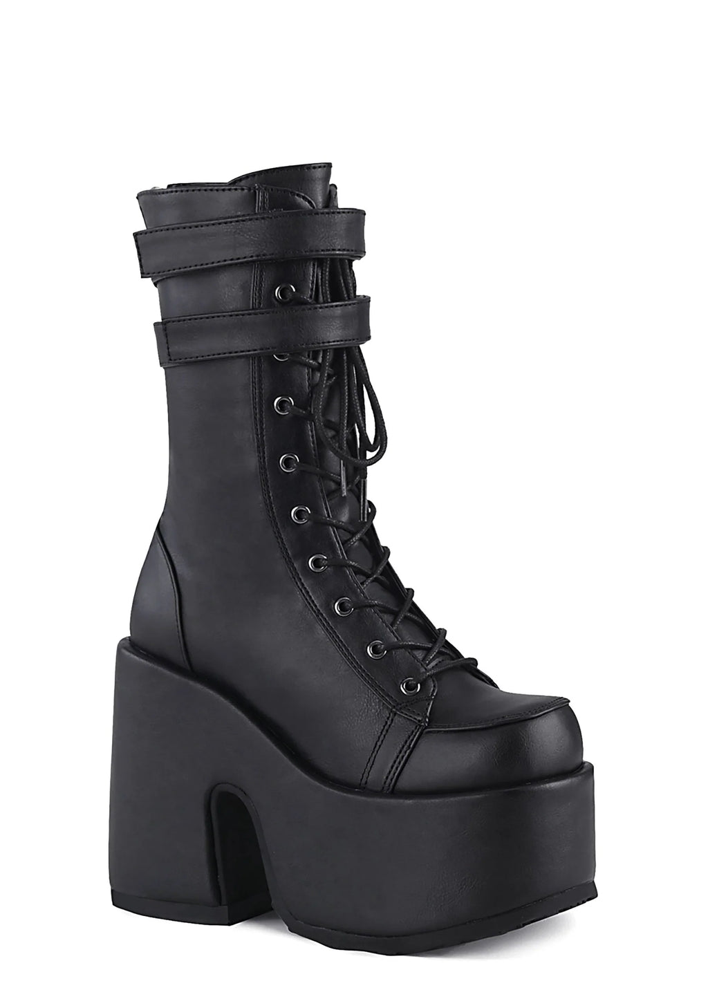 CAMEL-250 Platform Mid-Calf Boots
