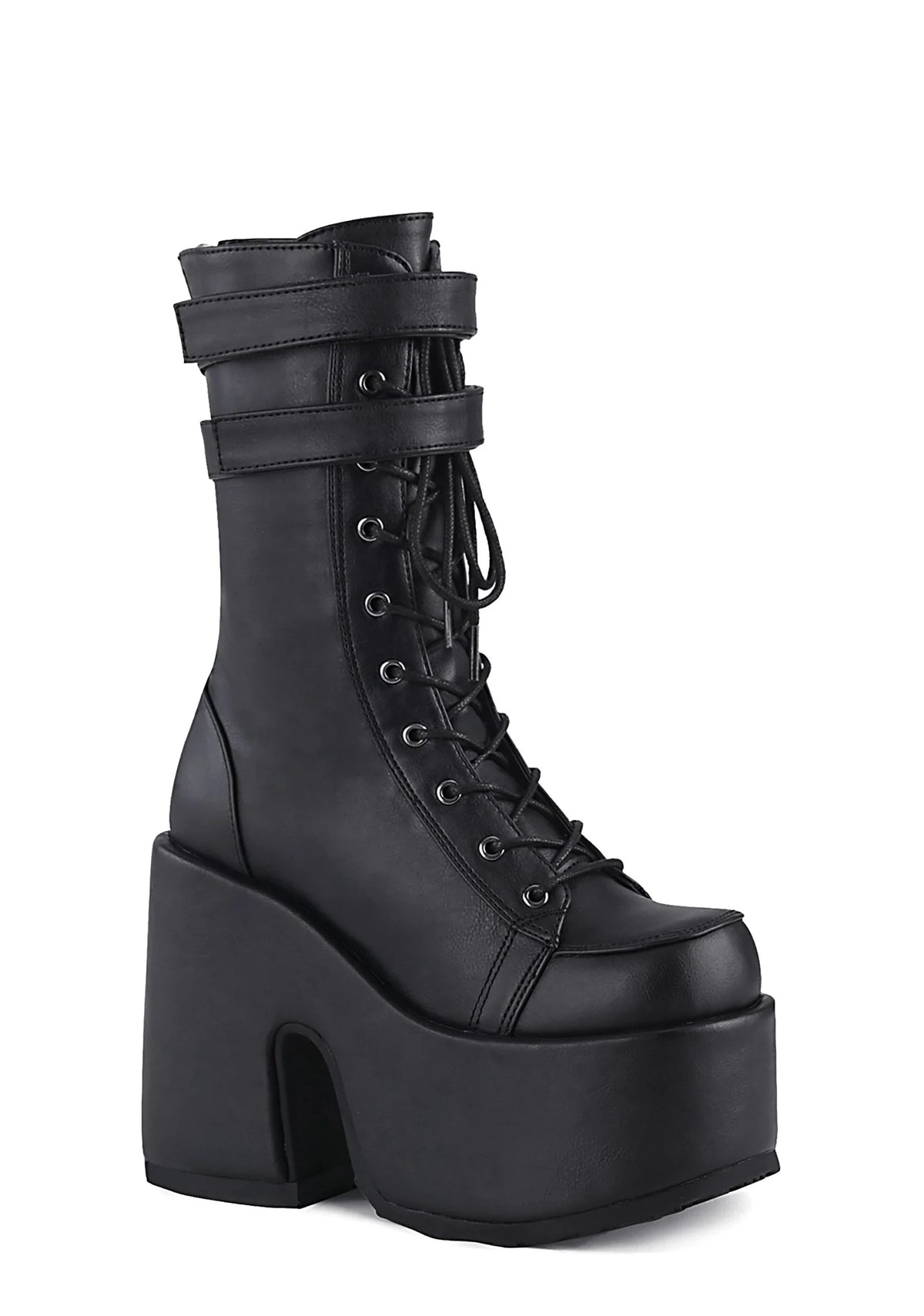 CAMEL-250 Platform Mid-Calf Boots