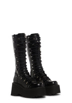 Glam Grit Knee High Boots