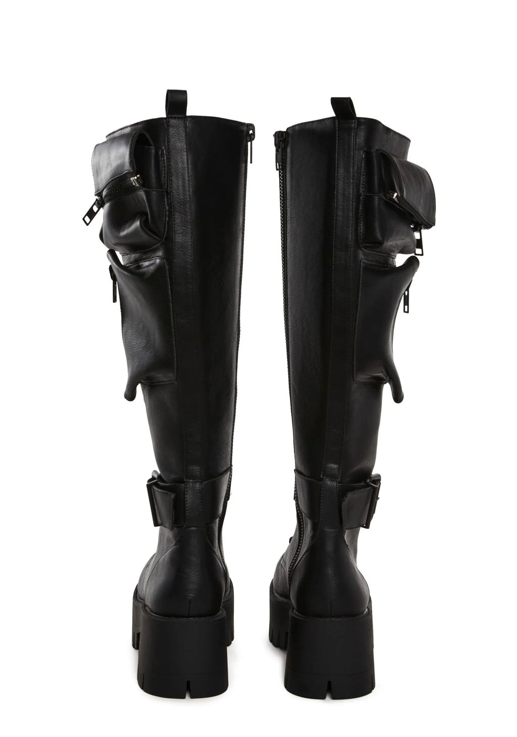 Obsidian Pocket Combat Boots
