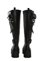 Obsidian Pocket Combat Boots