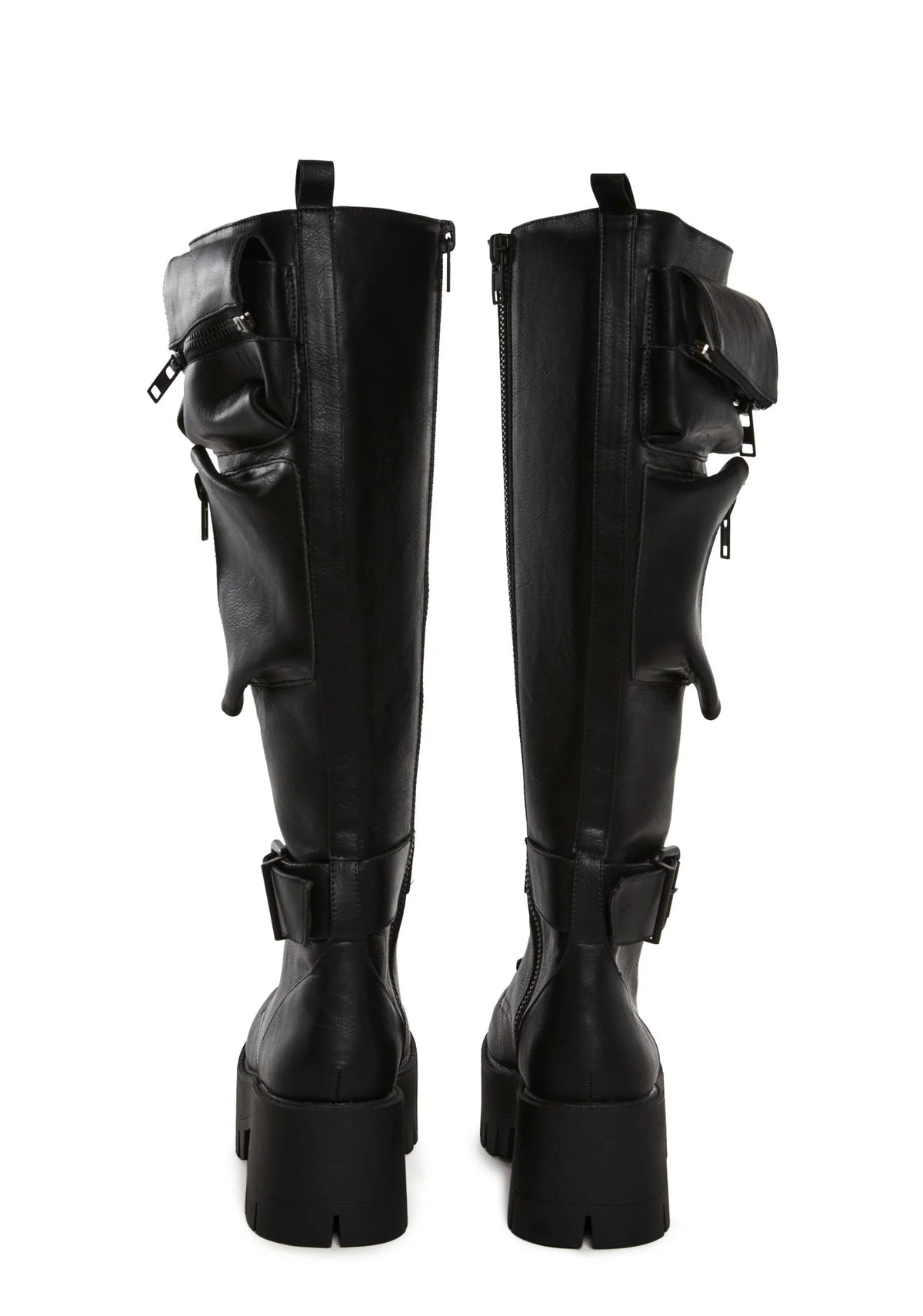 Obsidian Pocket Combat Boots