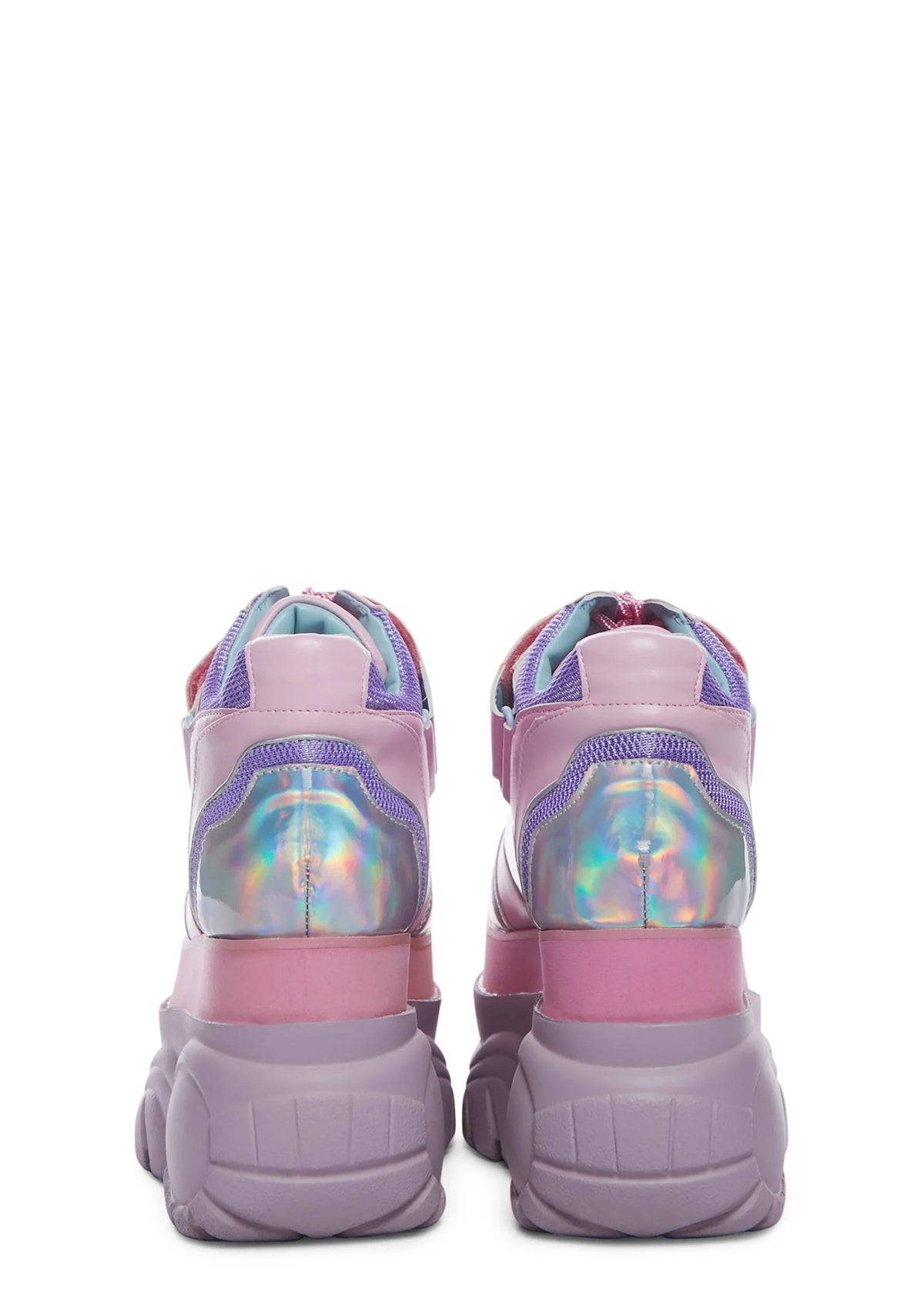 Fairywalker Platform Sneakers – Holographic