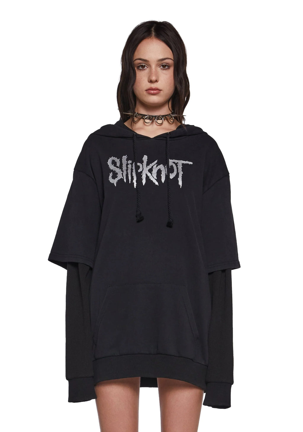 Tattered & Torn Knit Hoodie