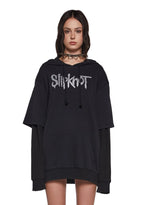 Tattered & Torn Knit Hoodie