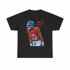 Bo Nix Signature Tee Shirt Adult Sizing 100% Cotton Full Color Print S-3XL Casual Wear