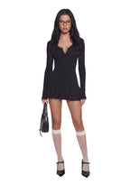 Class Dismissed Mini Dress – Black