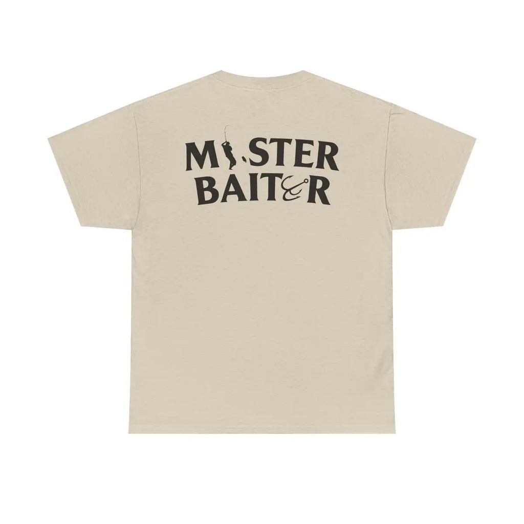 Master Baiter T-Shirt- Funny Gag Gift for Boyfriend Husband or Dad- Hilarious Adult Humor Tee