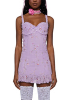 I’m Baby Mini Slip Dress – Purple