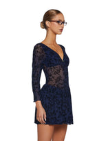 Letters Never Sent Mini Dress – Dark Blue