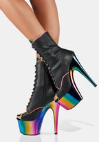 Adore-1021RC-02 Platform Ankle Boots