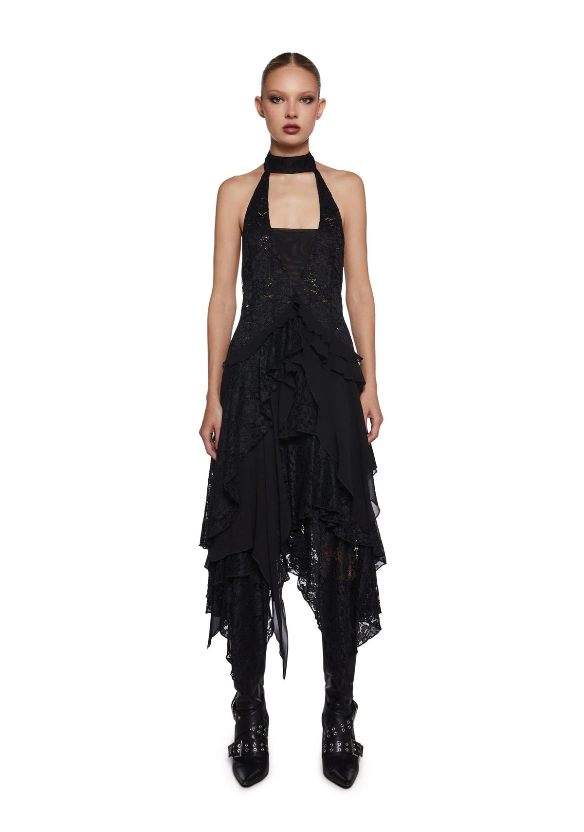 Assertive Beauty Lace Midi Dress