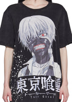 Ken Kaneki Oversized Graphic Tee