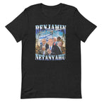 90s Vintage Bibi Netanyahu T-shirt Cotton Fabric