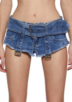 Natasha Belt Flare Jeans