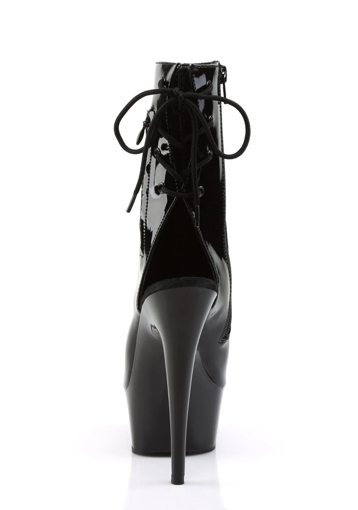 Delight-1018 Platform Ankle Boots-Black