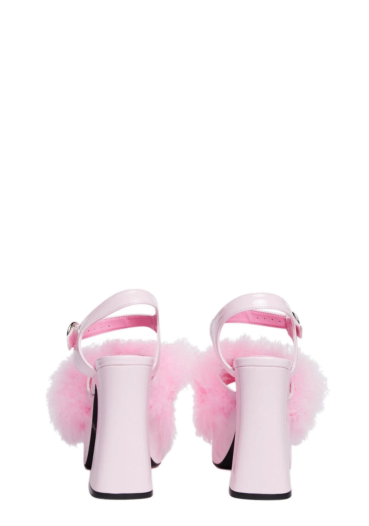 Blushin’ N’ Crushin’ Marabou Heels