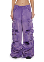 Wicked Persuasion Cargo Jeans – Purple