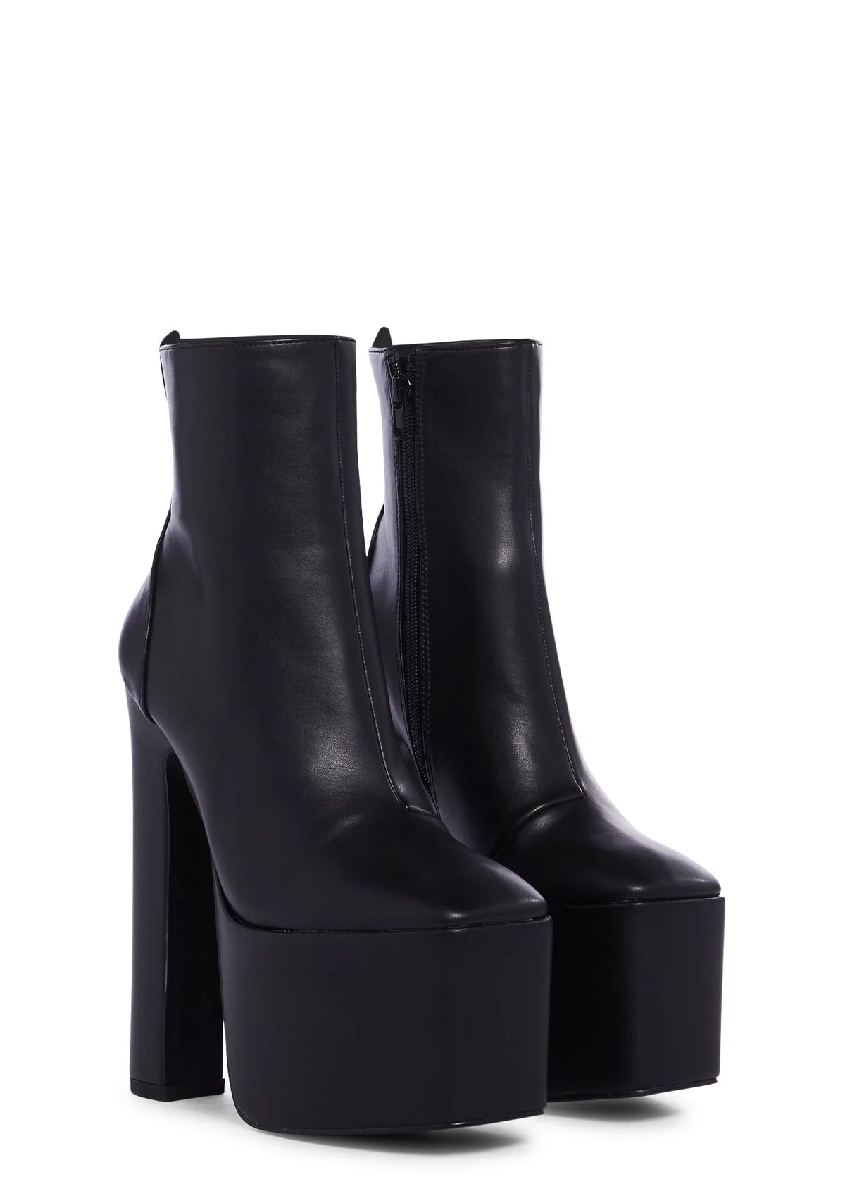 Pretty Prim Ankle Boots – Black