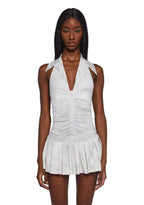 Carefree Days Collar Halter Dress
