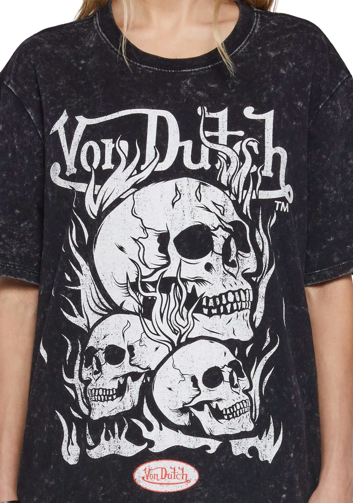 Skull Graphic Oversized Tee