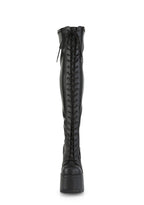 Camel-300 Platform Thigh High Boots