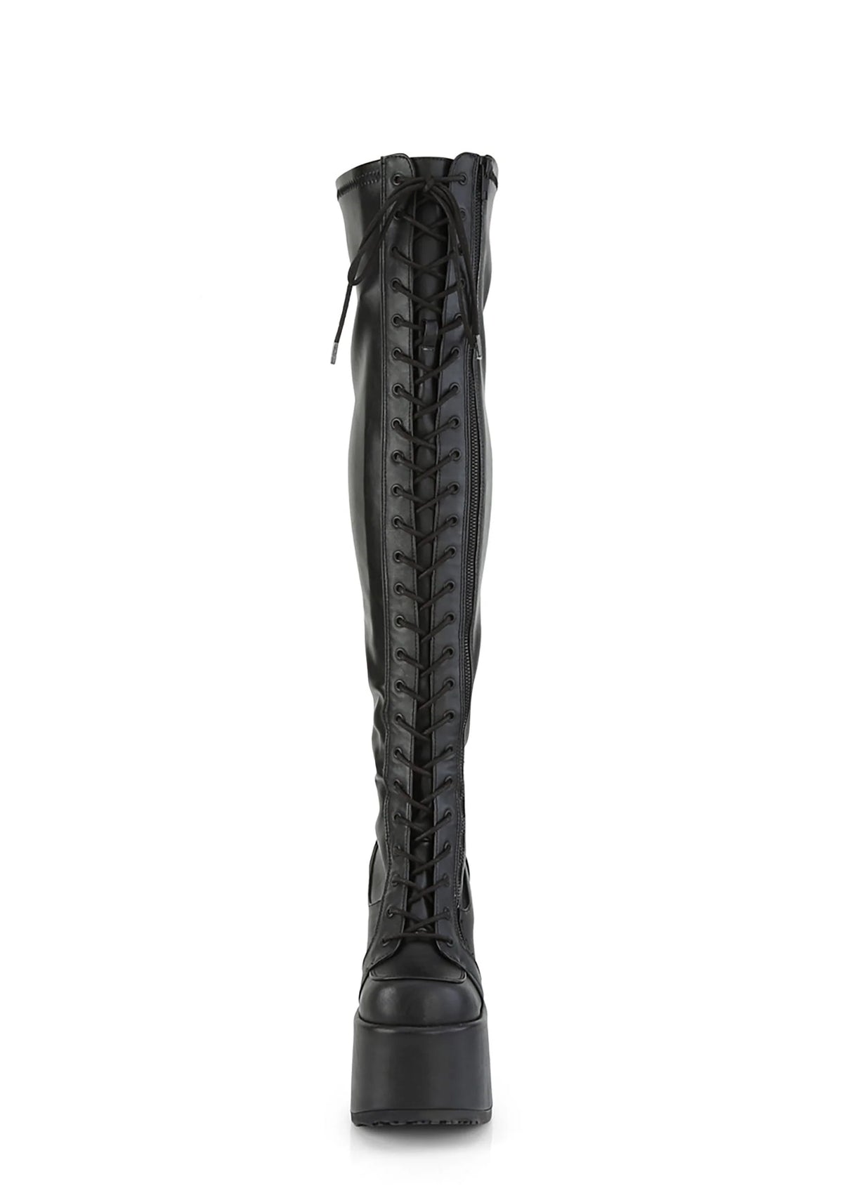 Camel-300 Platform Thigh High Boots