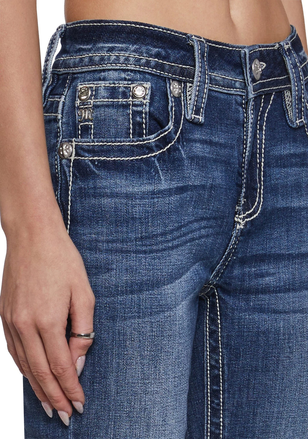 32″ Mid Rise Boot Denim Jeans