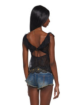 Do Me A Favor Ruffled Top