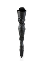 Flamingo-3028 Platform Thigh High Boots-Black