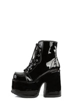 Camel-203 Platform Ankle Boots