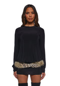 Class Clique Long Sleeve Dress – Black