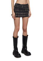 Joan Buckle Mini Skirt