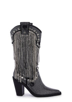 Present Perfect Cowboy Boots – Silver